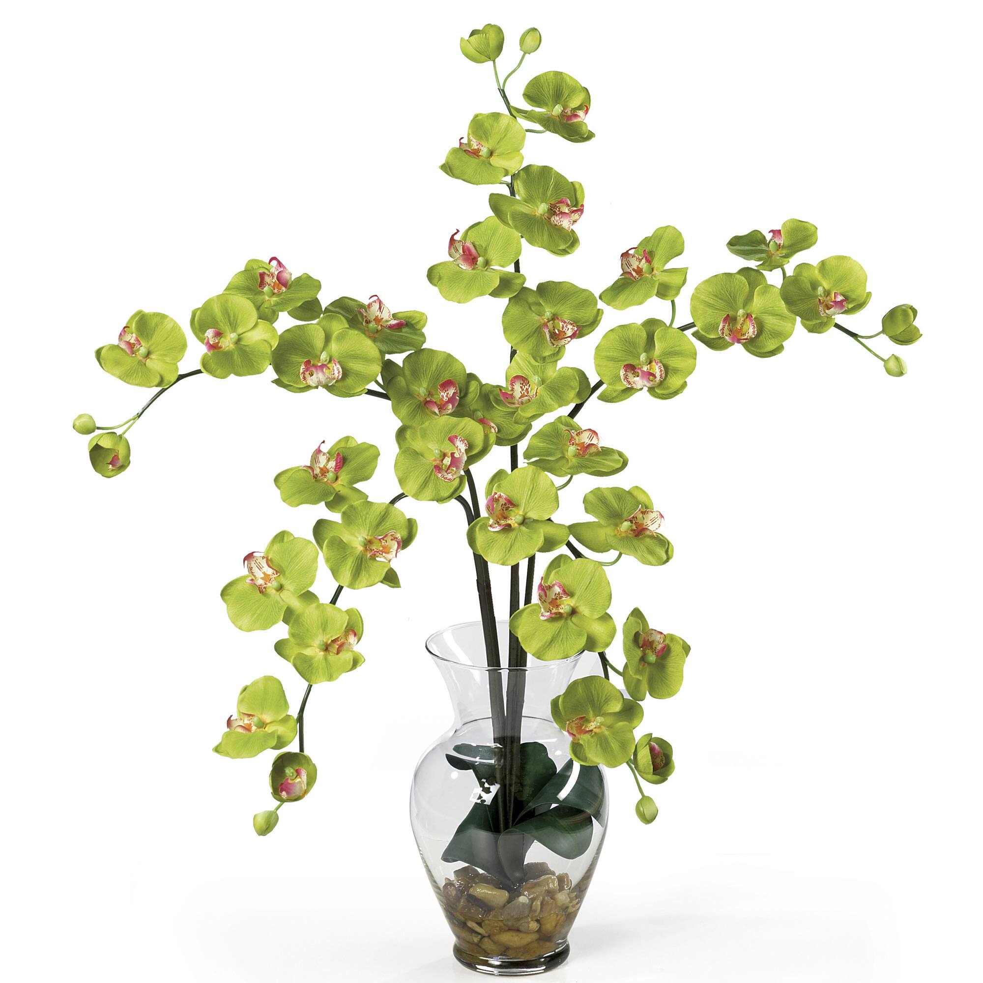 2.5ft. Moth Orchid Liquid Illusion Silk Flower Arrangement